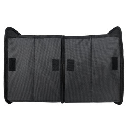 Bac textile pliable 2 compartiments BOX & BEYOND noir, l.40 x P.27.5 x H.28 cm - BOX & BEYOND