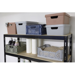 Boîte déco terracotta, 17L, H.21.8 x l.27.7 x P.37 cm - BOX & BEYOND
