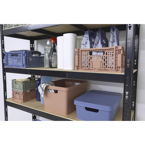 Boîte déco terracotta, 17L, H.21.8 x l.27.7 x P.37 cm - BOX & BEYOND