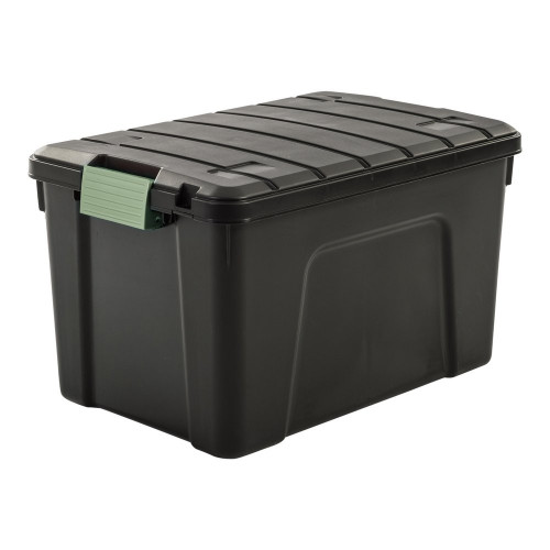 Malle sia iris noir / vert 60l h.35.5 x l.40 x p.59 cm - IRIS