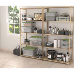 Boîte à clip WAVE BOX SUNDIS, 10L, L.37,5 x P.26,5 x H.15cm - SUNDIS