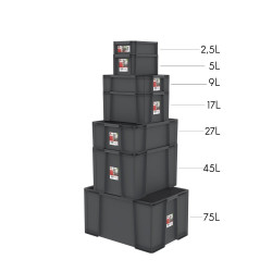 Bac master box 38 x 29 x 11.6  SUNDIS 9L - SUNDIS