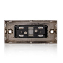 Bouton de sonnette filaire BYRON Dbw-21306, gris / argent - BYRON