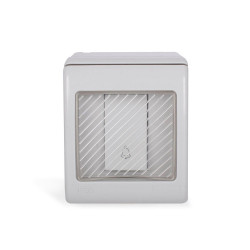 Bouton de sonnette filaire SCS SENTINEL, blanc - SCS SENTINEL