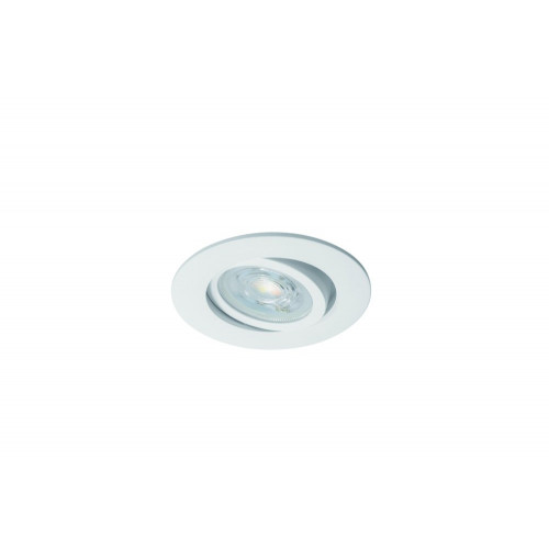 Kit 1 spot encastré connecté Zigbee bluetooth Saliceto blanc/couleurs rond blanc - Eglo