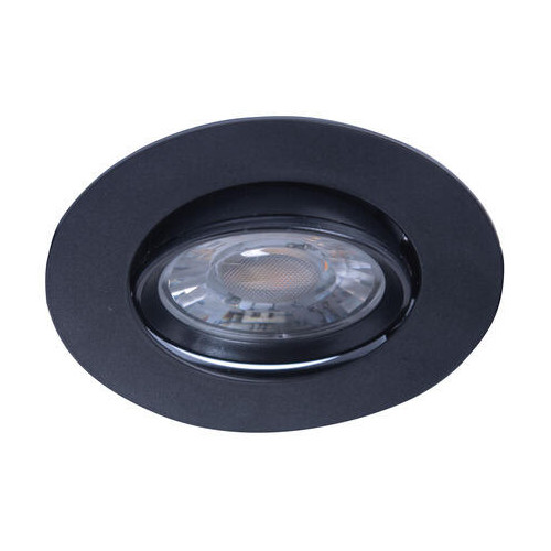 Spot encastré Iris led orientable, CCT, dimmable, 550 lumens rond noir ARIC - ARIC