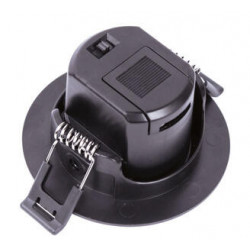 Spot encastré Iris led orientable, CCT, dimmable, 550 lumens rond noir ARIC - ARIC
