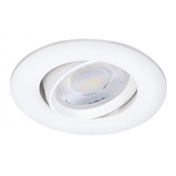 Lot de 3 spots encastrés Iris LED orientables, CCT, dimmable, 550 lumens rond bl - ARIC
