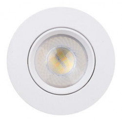 Lot de 3 spots encastrés Iris LED orientables, CCT, dimmable, 550 lumens rond bl - ARIC