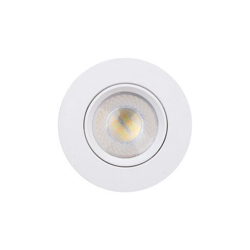Lot de 3 spots encastrés Iris LED orientables, CCT, dimmable, 550 lumens rond bl - ARIC