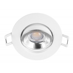 Spot encastré led orientable, CCT dimmable, 560 lumens, rond blanc ARIC de marque ARIC, référence: B9992100