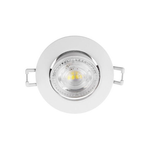 Spot encastré Thea led orientable classe A 4000K 520 lumens IP44 rond blanc ARIC - ARIC