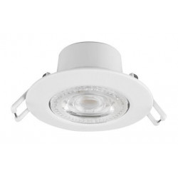 Spot encastré Thea led orientable classe A 4000K 520 lumens IP44 rond blanc ARIC - ARIC