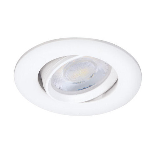 Spot encastré Iris led orientable CCT, dimmable, 550 lm, rond blanc, ARIC - ARIC