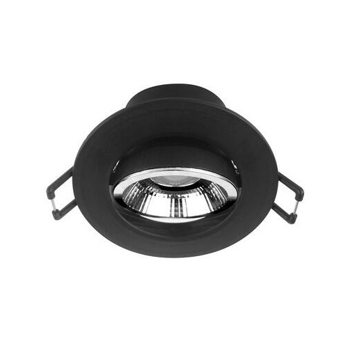 Spot encastré Z4 led orientable, CCT dimmable, 560 lumens rond noir ARIC - ARIC