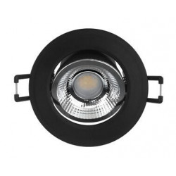 Spot encastré Z4 led orientable, CCT dimmable, 560 lumens rond noir ARIC - ARIC