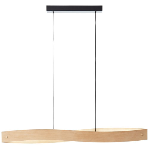Suspension Ioana, acier, noir, l.100 cm LED - BRILLIANT