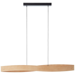 Suspension Ioana, acier, noir, l.100 cm LED - BRILLIANT