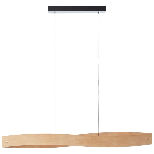 Suspension Ioana, acier, noir, l.100 cm LED - BRILLIANT