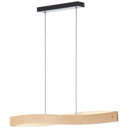 Suspension Ioana, acier, noir, l.100 cm LED - BRILLIANT