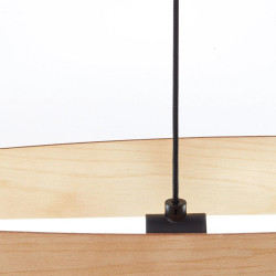 Suspension Ioana, acier, noir, l.100 cm LED - BRILLIANT