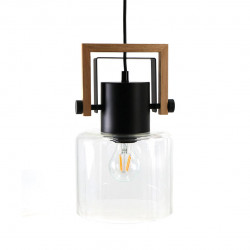 Suspension Nordica, verre, transparent, diam.18 cm, E27 de marque SEYNAVE, référence: B9992700