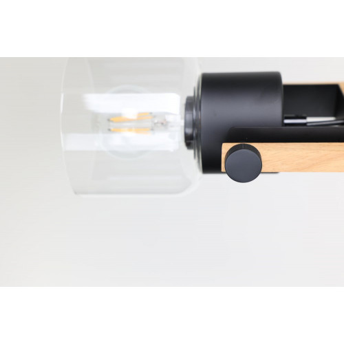 Suspension Nordica, verre, transparent, diam.12 cm, E27 - SEYNAVE