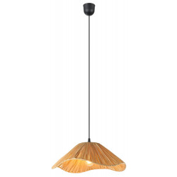 Suspension Laxford, raphia, diam.40 cm, E27 de marque Eglo, référence: B9993100
