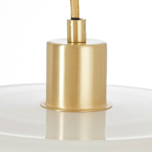 Suspension Arancia, verre, blanc, diam.27.5 cm, E27 - BRILLIANT