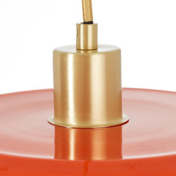 Suspension Arancia, verre, orange, diam.27.5 cm, E27 - BRILLIANT