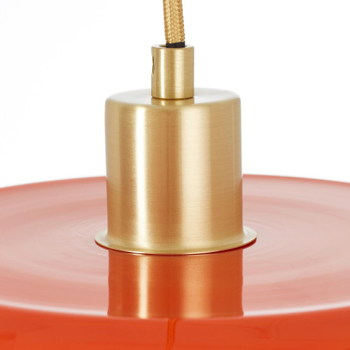 Suspension Arancia, verre, orange, diam.27.5 cm, E27 - BRILLIANT
