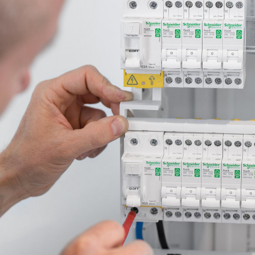 Tableau électrique pré-équipé et précâblé T3-T4 3 rangées Resi9 XP, SCHNEIDER EL - SCHNEIDER ELECTRIC