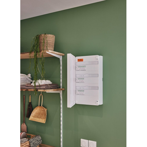 Tableau électrique pré-équipé et précâblé T3-T4 3 rangées Resi9 XP, SCHNEIDER EL - SCHNEIDER ELECTRIC