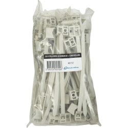 Lot De 50 Colliers À Embases Et Chevilles, Diam.16 À 25 Mm, L.165 Mm - Sans marque