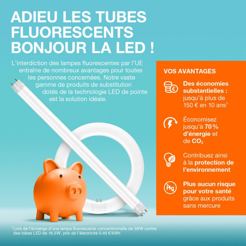 Ampoule led classique, disque G10Q, 1320lm , blanc neutre, OSRAM - OSRAM