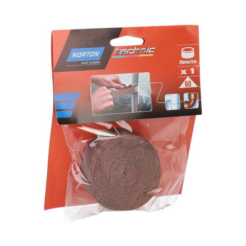 Abrasif rouleau bois 5000x50 grain 60 NORTON 1 pc - NORTON