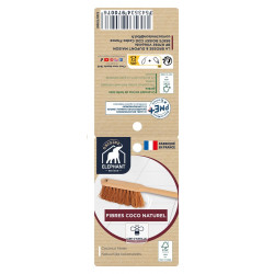 Balayette long manche coco bois elephant - ELEPHANT