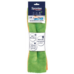 Lot de 8 chiffons polyester SPONTEX EXPERT Multiusage de marque SPONTEX EXPERT, référence: B9999000