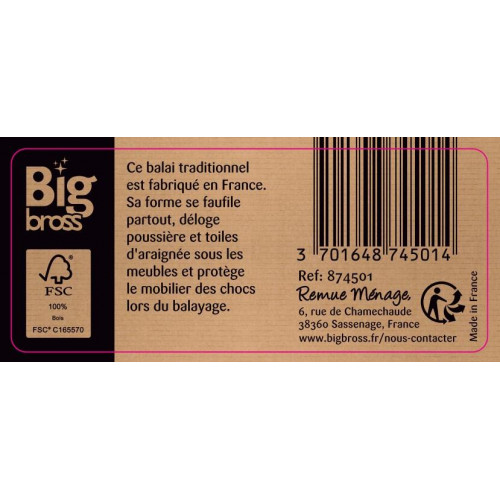 Demi tête de balai soie BIG BROSS - BIG BROSS