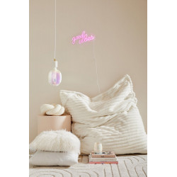 Coussin Aurore, blanc l.30 x L.30 cm - Sans marque