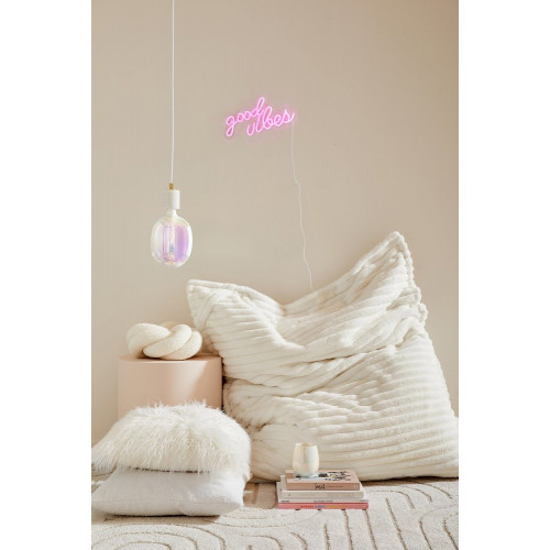 Coussin Aurore, blanc l.30 x L.30 cm - Sans marque