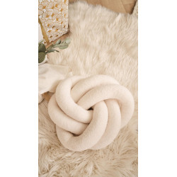 Coussin Aurore, blanc l.30 x L.30 cm - Sans marque