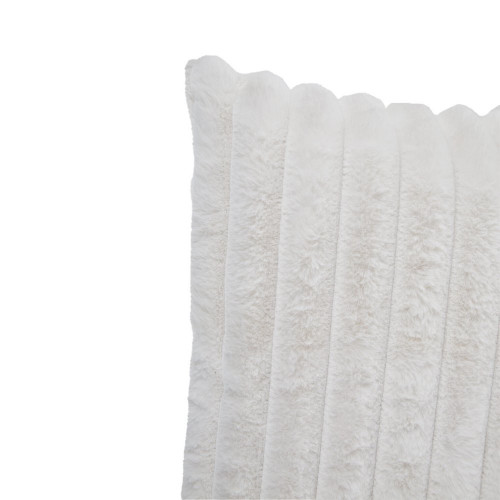 Coussin Dehli, blanc l.45 x L.45 cm - Sans marque