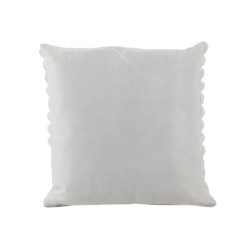 Coussin Dehli, blanc l.45 x L.45 cm - Sans marque