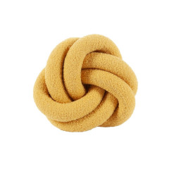 Coussin Aurore, moutarde l.30 x L.30 cm de marque Sans marque, référence: J10004600