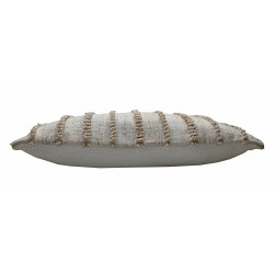 Coussin Loops, beige l.35 x L.60 cm - Sans marque