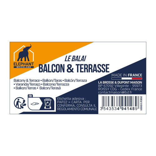 Balai balcon terasse elephant - ELEPHANT
