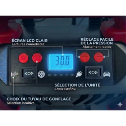 Gonfleur filaire GF50 12V +220V PRODIF - PRODIF