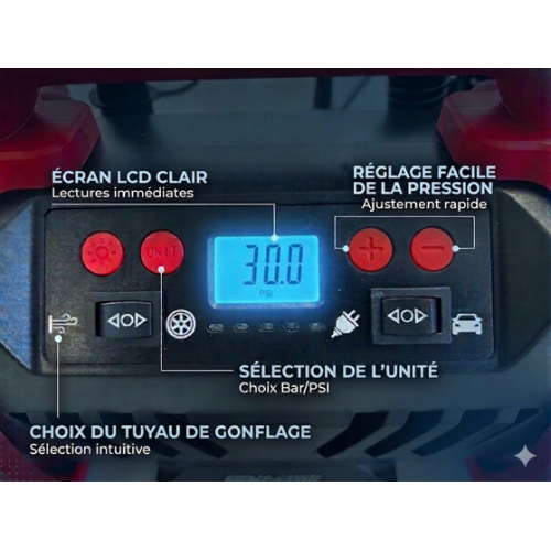 Gonfleur filaire GF50 12V +220V PRODIF - PRODIF
