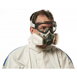 Masque respiratoire anti-poussières à cartouche 3M 6200 - 3M